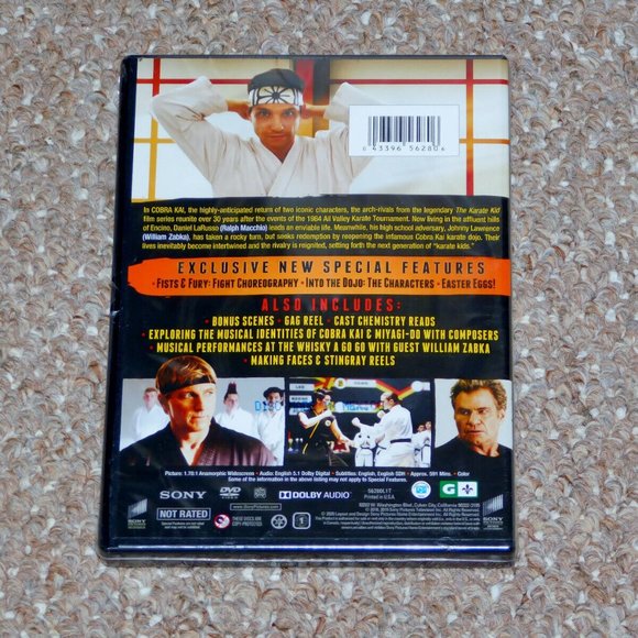 Cobra Kai - Seasons 1 & 2 DVD 2020 Brand New William Zabka Karate Kid - Picture 2 of 5
